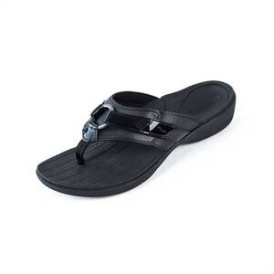 NEW POWERSTEP women's fusion dress sandals in black
